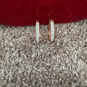 Elegant Rose Gold Hoop Earrings